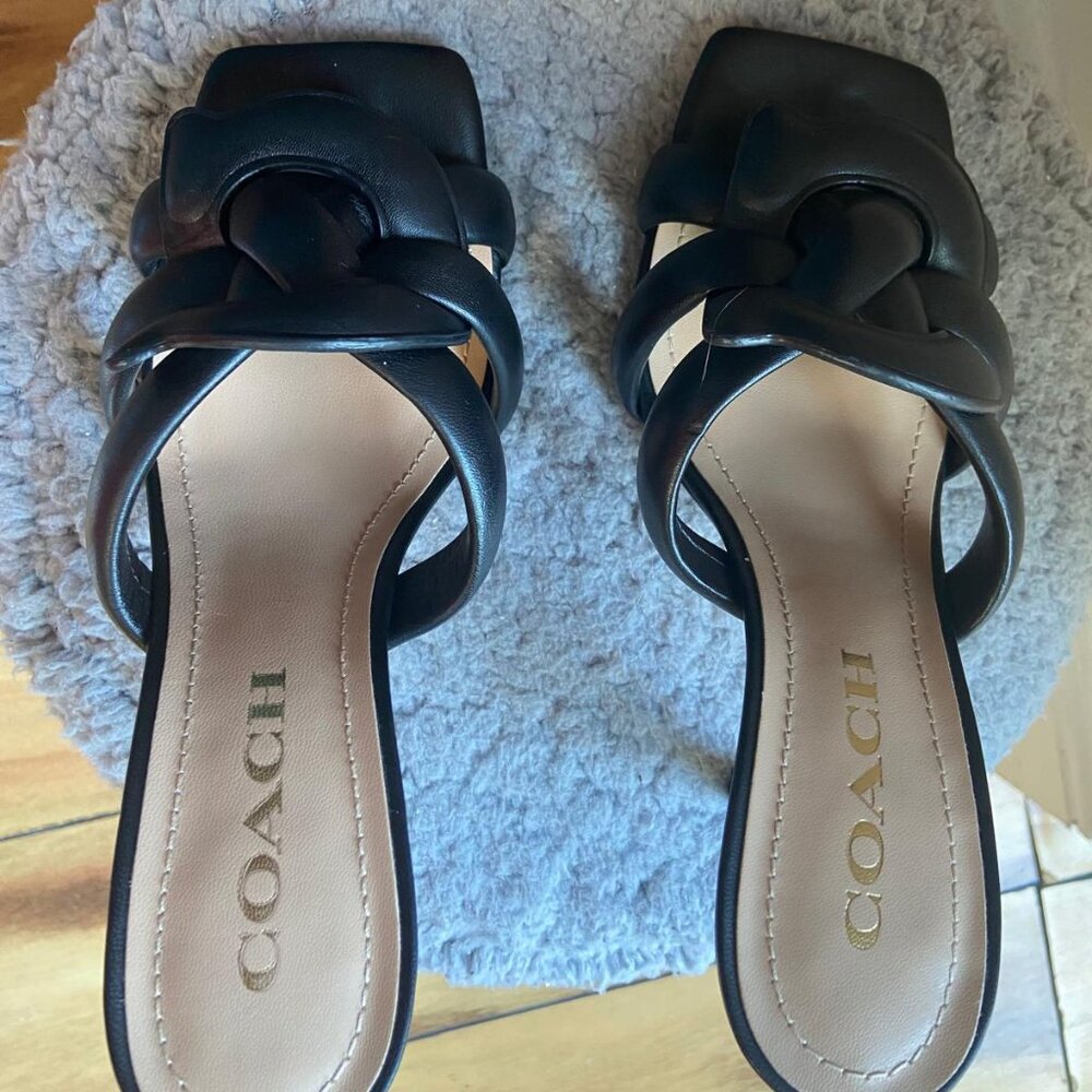 KELLIE LEATHER SANDAL COACH - Picture 5 of 5